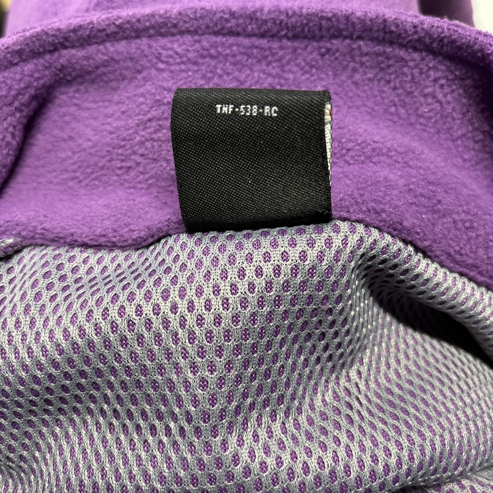 The North Face Summit Series Purple Fleece Full Zip Jacket Women's M Medium - Picture 9 of 11
